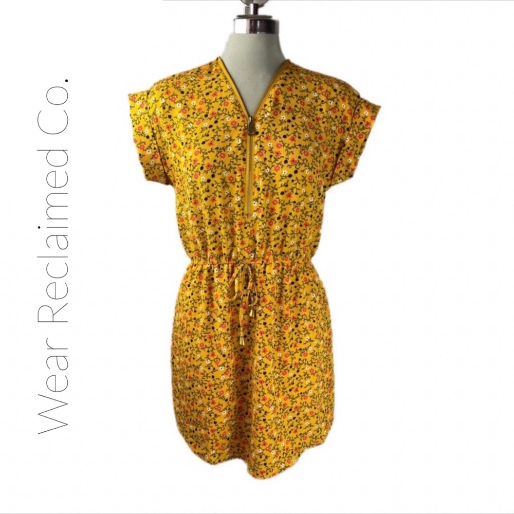STELLA TWEED Lightweight Zip Neckline Dress